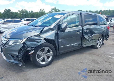 2019 Honda Odyssey Ex from USA, damaged, VIN 5FNRL6H54KB043116